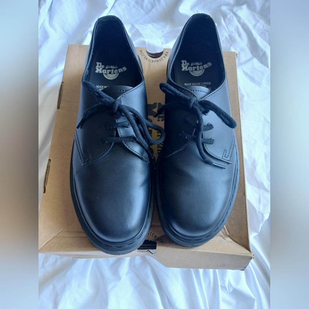 Dr. Martens Black Leather Oxfords